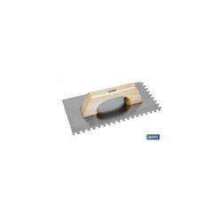 Truelle crantée (8x8mm) L-300x150x0,7mm.