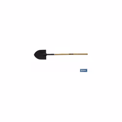 Pelle Pico sans manche 325x265x1400mm Pelle ronde en acier sans manche, idéale pour les travaux de jardinage et de constructi ...