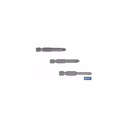 Assortiment d'embouts 1/4 Pz-1-2-3 x 50 Jeu de trois embouts de tournevis pozidrive en version longue (50mm) PZ-1 , 2 et 3 Bl ...