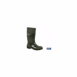 Bottes en caoutchouc vertes. Fabriqué en PVC. Ces bottes en caoutchouc sont des bottes de sécurité S5, elles ont un embout et ...