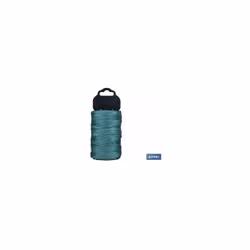 Blister Tresse Poly/8842 1,5 mm 100 Mts Vert Tresse 1,5 mm ou fil de maçon en polypropylène haute ténacité de couleur verte.  ...