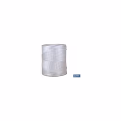 Bobine de fil de raphia/600 750 Grs Blanc Fil de raphia blanc, synthétique torsadé en 1 brin, dérivé du polypropylène. Convie ...