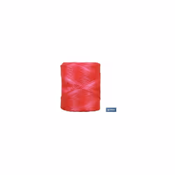 Bobine de fil de raphia/600 750 Grs Rouge Fil de raphia rouge, synthétique torsadé en 1 brin, dérivé du polypropylène. 600m.  ...
