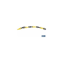 Chaîne en Plastique 8mm 25 Mts (Jaune/Noir)