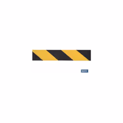 Ruban antidérapant jaune/noir 18 m x 50 mm Ruban antidérapant autocollant jaune et noir. Parfait pour être placé sur des surf ...