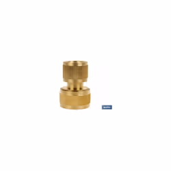 Raccord de tuyau 3/4 en laiton (19 mm) Le connecteur de tuyau 3/4 en laiton est idéal pour réparer ou raccorder un tuyau d'ir ...