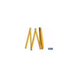 Règle en bois 2m. Couleur jaune La règle de travail du bois de 2 mètres de long en jaune est un produit de haute qualité, fab ...