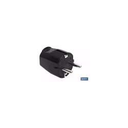Prise bipolaire noire (16a-250v) La prise bipolaire 16 A de type Schuko Classe II de couleur noire est un accessoire électriq ...