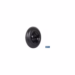 Roue pour brouette de chantier "Pneumatique" avec tiges. Largeur : 240mm Arbre [mm] : 20 Largeur [mm] : 80 Diamètre [mm] : 35 ...