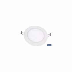 Downlight Encastrable Blanc 6w Ø120 mm Le Downlight Rond "Encastré" Blanc extra-plat en couleur 6W et 6 000k Kelvin est une o ...