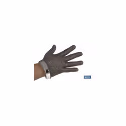 Gant anti-coupure de boucher TM en acier inoxydable Le gant anti-coupure de boucher est conçu avec un maillage métallique en ...