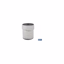 Enrouleur de corde en nylon mat (4/brins) 12 mm 50 M Corde en nylon mat, torsadée en 4 âmes sans âme. Idéal pour diverses app ...