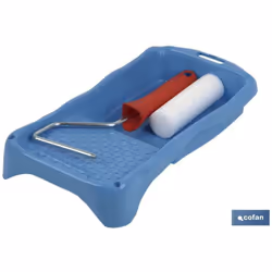Bac à peinture avec rouleau - Cofan Ce bac à peinture de la marque Cofan est idéal pour les petits travaux de peinture. Il es ...