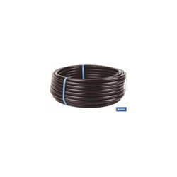 Tube d'irrigation goutte à goutte noir 25m (sans goutteurs) Ø16mm