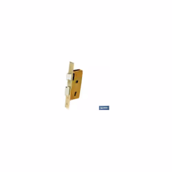 Serrure à mortaiser + gâche en laiton D47 E40 (portes en bois) La serrure à mortaiser S3100 est idéale pour les portes en boi ...