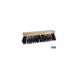 Brosse de balayeuse en fibre dure Cofan 40 cm Brosse de balayeuse en fibre dure et de 40 cm de large. Fabriqué en PVC et bois ...