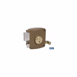 Serrure superposée droite de 120 mm avec gâche La serrure superposée droite de 120 mm avec gâche est une excellente option po ...