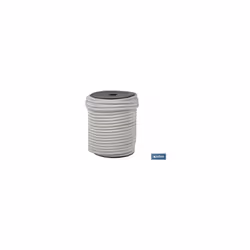 Corde Élastique (Latex 1ère) 12 mm 100 Mts blanc Corde élastique tressée en polyester et latex de 1ère qualité. Résistant aux ...