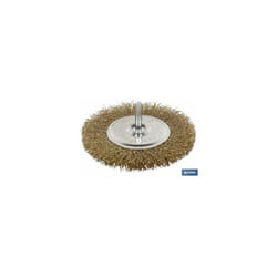 Brosse Circulaire Ondulée 6xø38 A.Laiton plaqué 0.3mm
