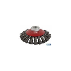Brosse Torsadée Oblique M14 Ø100 Acier 0.5mm