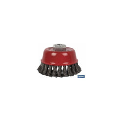 Brosse Coupe Torsadée M14 Ø75 Acier 0.5mm