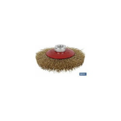 Brosse Ondulée Oblique M14ø125 H.Laiton 0.3mm