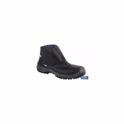 Bottes de sécurité en cuir noir avec fermeture velcro S3 modèle Urian T 41 Les bottes de sécurité S-3+SRC avec fermeture velc ...