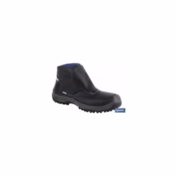 Botte en cuir noir avec fermeture Velcro S3 Modèle Urian T 46 Tailles disponibles du 36 au 47 Bottes de sécurité S- 3+ SRC av ...