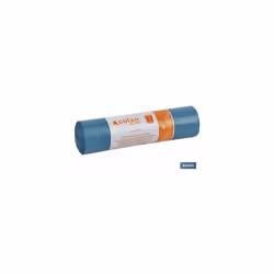Sac poubelle à fermeture automatique 55x55 G.65 Couleur Bleu 15 Unités Les sacs poubelle à fermeture automatique de couleur b ...