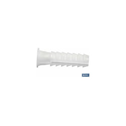 Blister De 15 Unités Bouchon En Plastique Blanc 6 mm