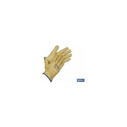 Blister de gants en cuir de vachette supplémentaire avec peau de mouton taille 8