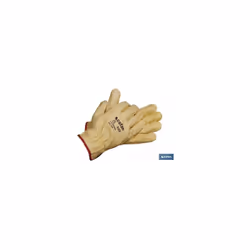 Gants en peau de vache jaune Taille 9 Les gants en peau de vache jaune Taille 9 sont de qualité standard selon la norme UNE-E ...