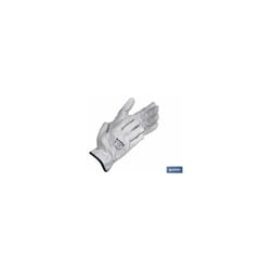 Gant en Cuir de Vachette Gris Blister Taille 7