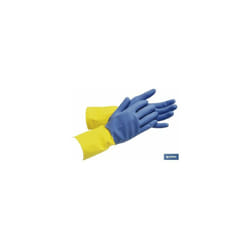 Gant de cuisine renforcé bicolore. Taille 10