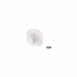 Blister de 2 supports de tringle de placard marron Les supports de tringle de placard en plastique marron et blanc sont la so ...