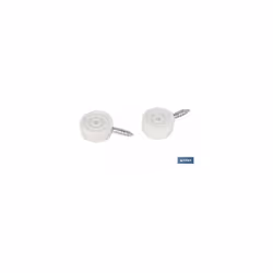 Blister de 2 unités Support de vitrine marron Les supports de vitrine ronds en blanc et marron sont la solution parfaite pour ...