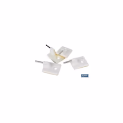 Blister de 4 unités. Support marron pour rideaux vente à l'unité Couleur : Marron Contenu Bl : 4 unités Support de rideau en  ...
