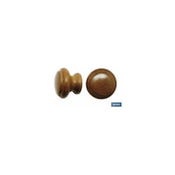 Bouton en chêne 2 pièces 40 mm