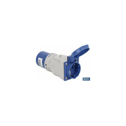 Adaptateur Industriel Schuko Plug-Base Ip44 16a 230v