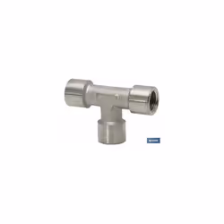 T femelle en laiton nickelé Le T femelle en laiton nickelé avec un filetage de 1/8" est un accessoire de haute qualité et dur ...