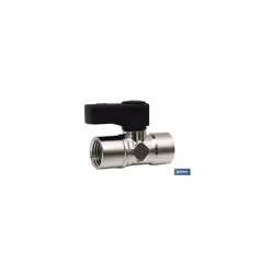 Mini robinet à tournant sphérique femelle-femelle 1/2" Le mini robinet à tournant sphérique femelle-femelle 1/2" est un compo ...