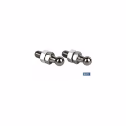 Description du produit : Accessoire de rotule mâle à ressort pneumatique de 8 mm Jeu de 2 unités Ce raccord à bille mâle à re ...