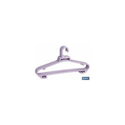 Pack de 6 cintres rose clair modèle Oslo 38x18 cm