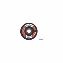 Disque plat laminé de base 115 mm. Zirconium G-60 Le disque laminé plat Basic de 115 mm avec grain de zirconium G-60 est un o ...