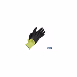 Gant de protection en mousse imprégnée de nitrile. Frio T-9 Les gants imprégnés de nitrile avec mousse haute protection contr ...