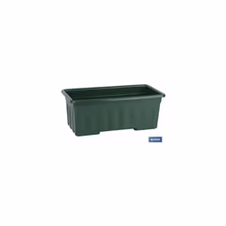 Jardinière verte modèle Azahar 40x20x15,5cm La jardinière verte modèle Azahar est fabriquée en polypropylène de haute qualité ...