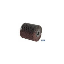 Cylindre de brosse en feuille avec tissu abrasif G-80