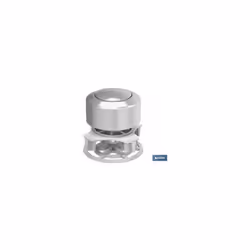 Bouton-poussoir chromé pour mécanisme disruptif Candaba Fabriqué en ABS de haute qualité Ensemble bouton pour déchargeur inte ...