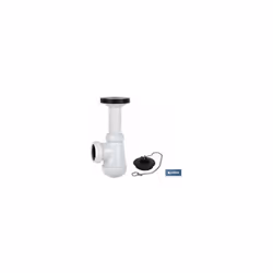 Siphon à bouteille courte avec sortie Ø32-40 et robinet d'évier de bidet 1 1/4 x 70 Siphon à bouteille extensible court 1 " R ...