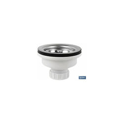 Valve d'évier 1 1/2 x 115 avec panier grillagé